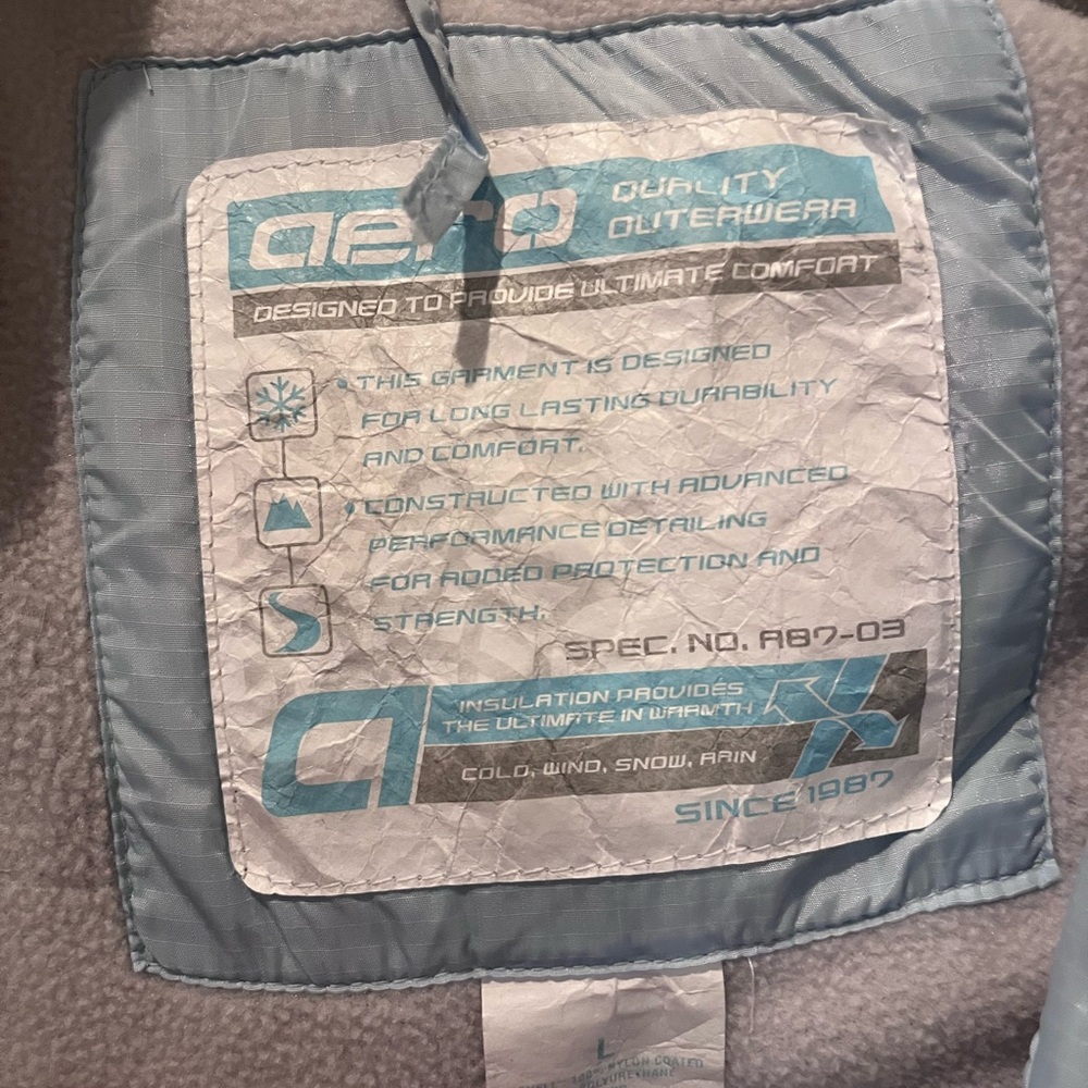 AE Aero down jacket light blue - Picture 7 of 7